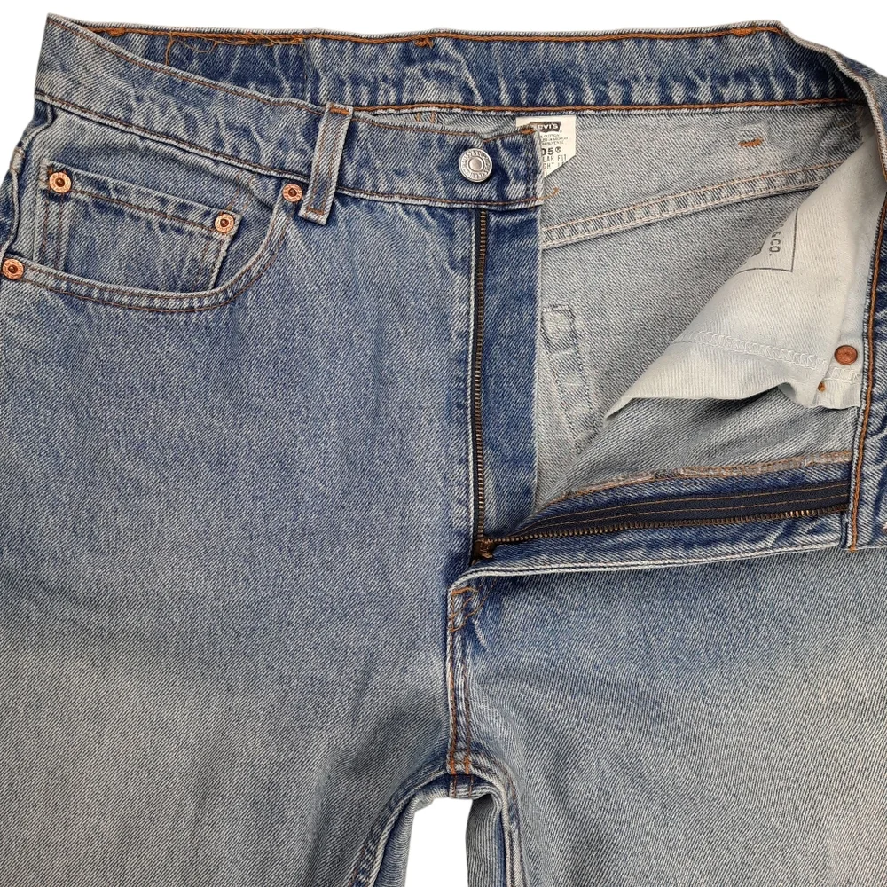 Levi's 505 VTG 90's Regular Fit Straight Leg Blue Jeans SZ 34x32